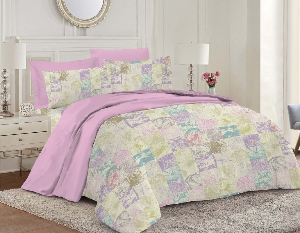 Patchwork Print Duvet Cover Set