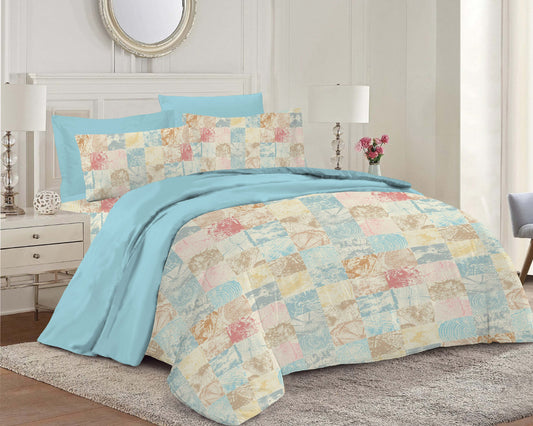 Patchwork Print Duvet Cover Set