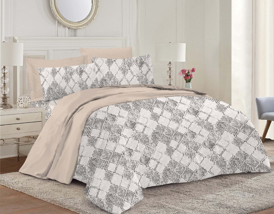 Antique Print Duvet Cover Set